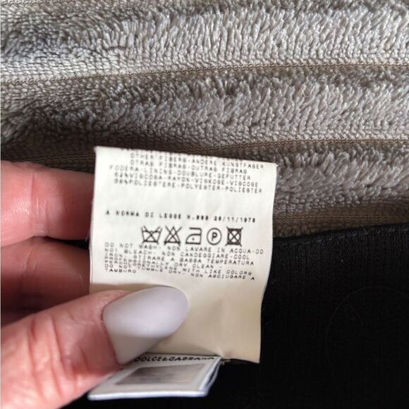 D&G black wide leg pants size 10 - Picture 11 of 12